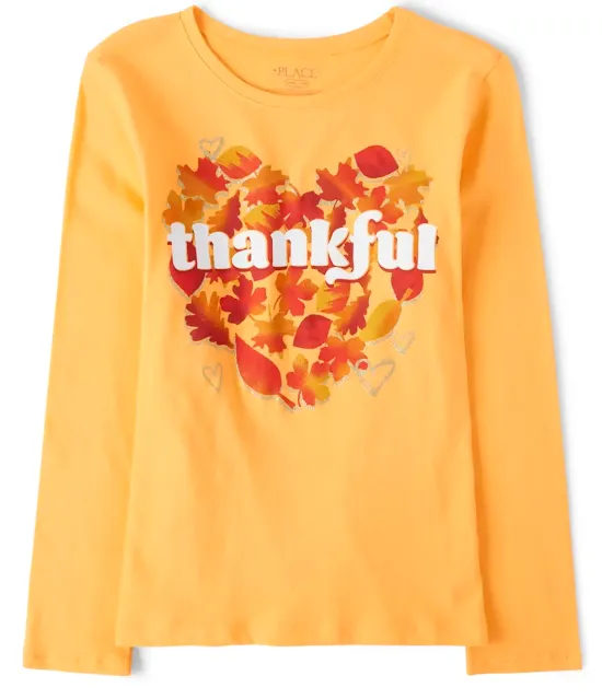 The Children's Place Thankful Graphic Tee Shirt